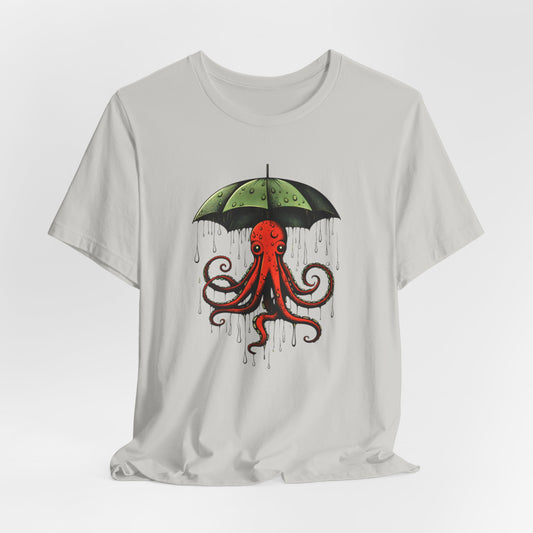 Umbrella Octopus T-shirt design