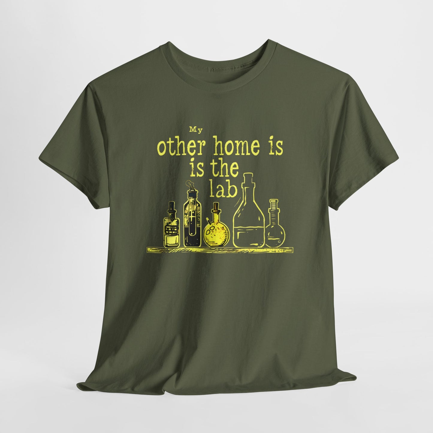 "My Other Home is the Lab! T-Shirt | Science Lover Tee | Funny Lab Apparel"