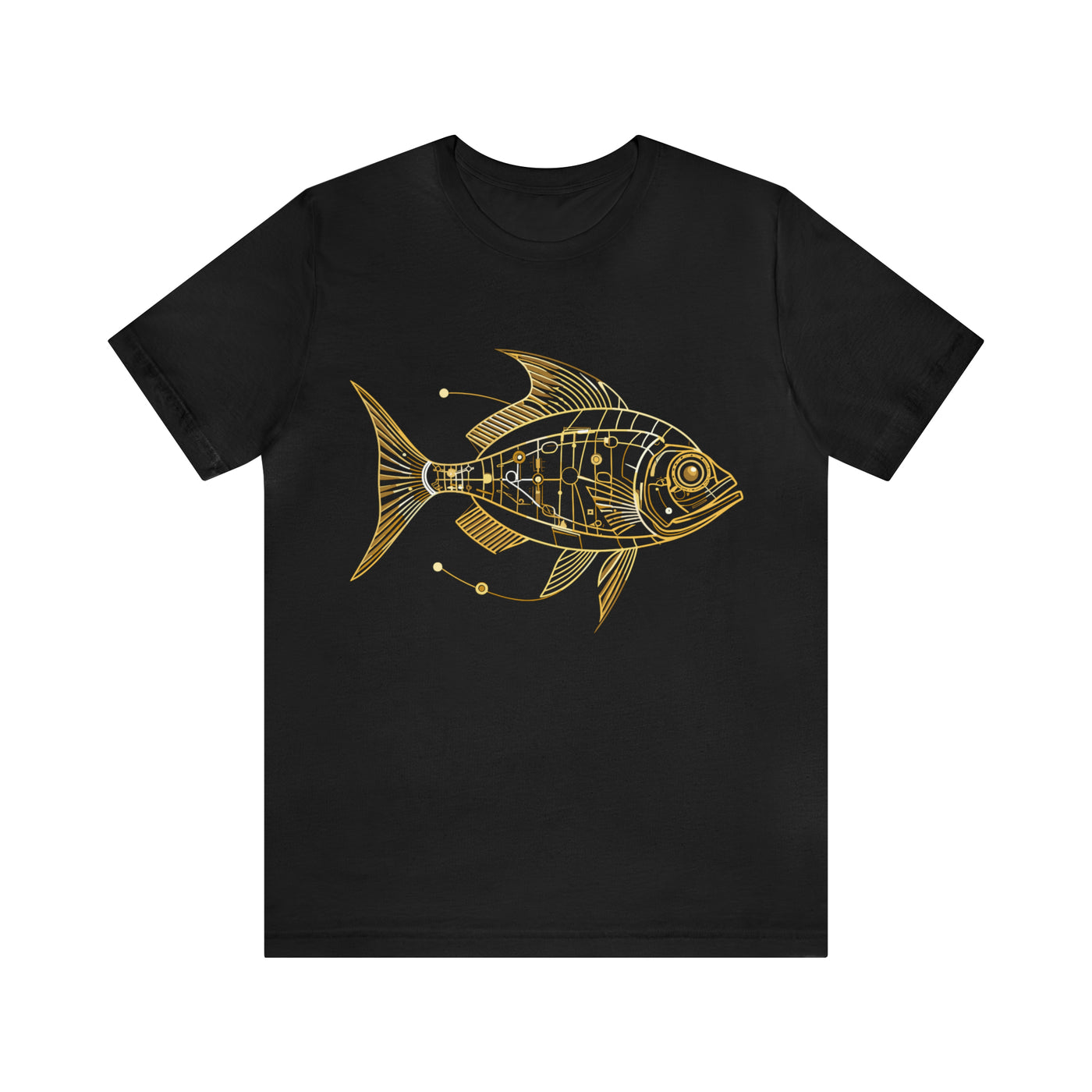 Fishy art collection: Gold fish line art