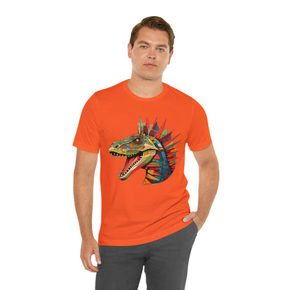 Dinosaurs collection: Colorful t-rex with spikes