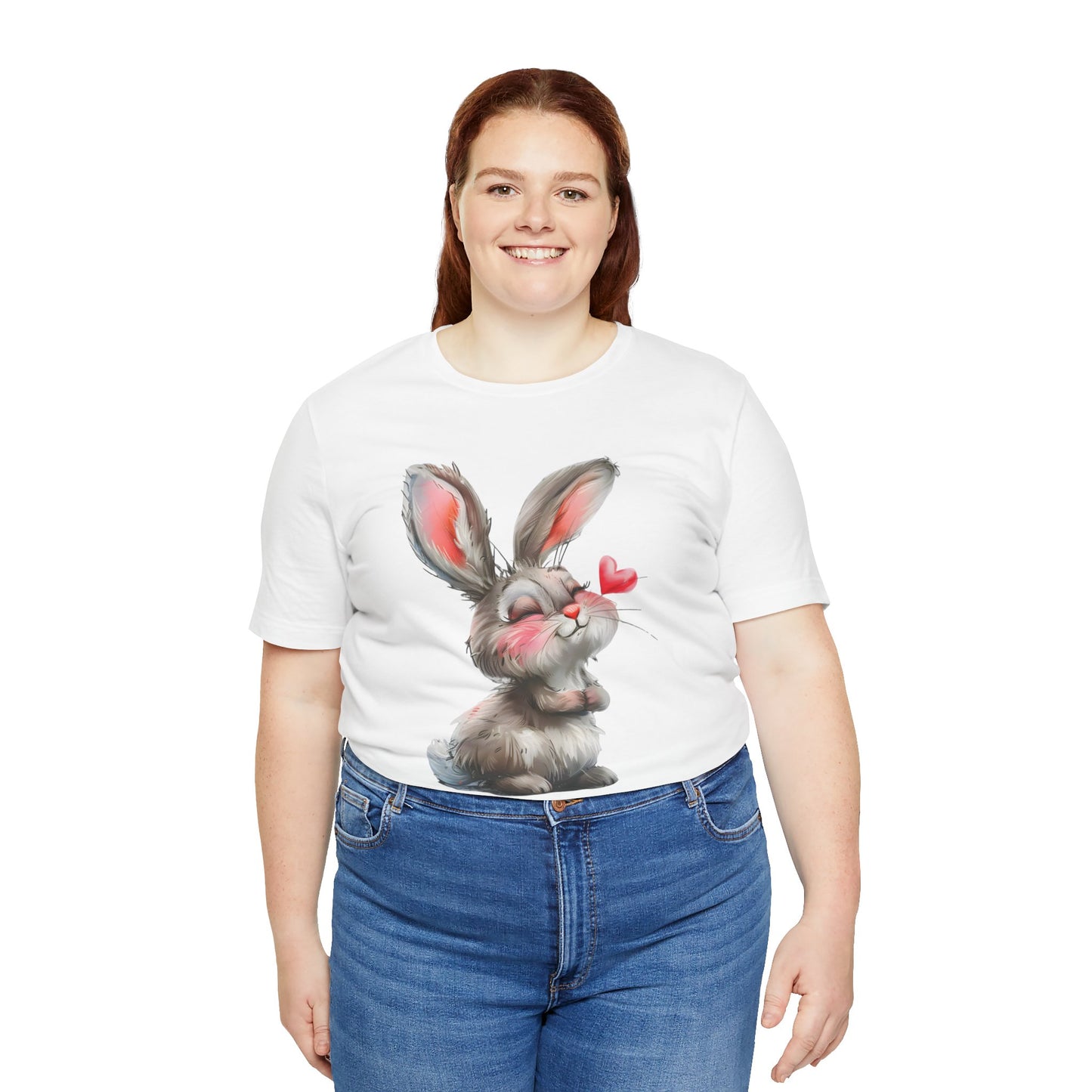 Love Bunny With a Heart T-shirt desing