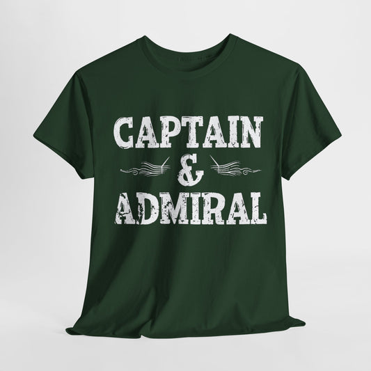 "Captain & Admiral" Maritime T-Shirt