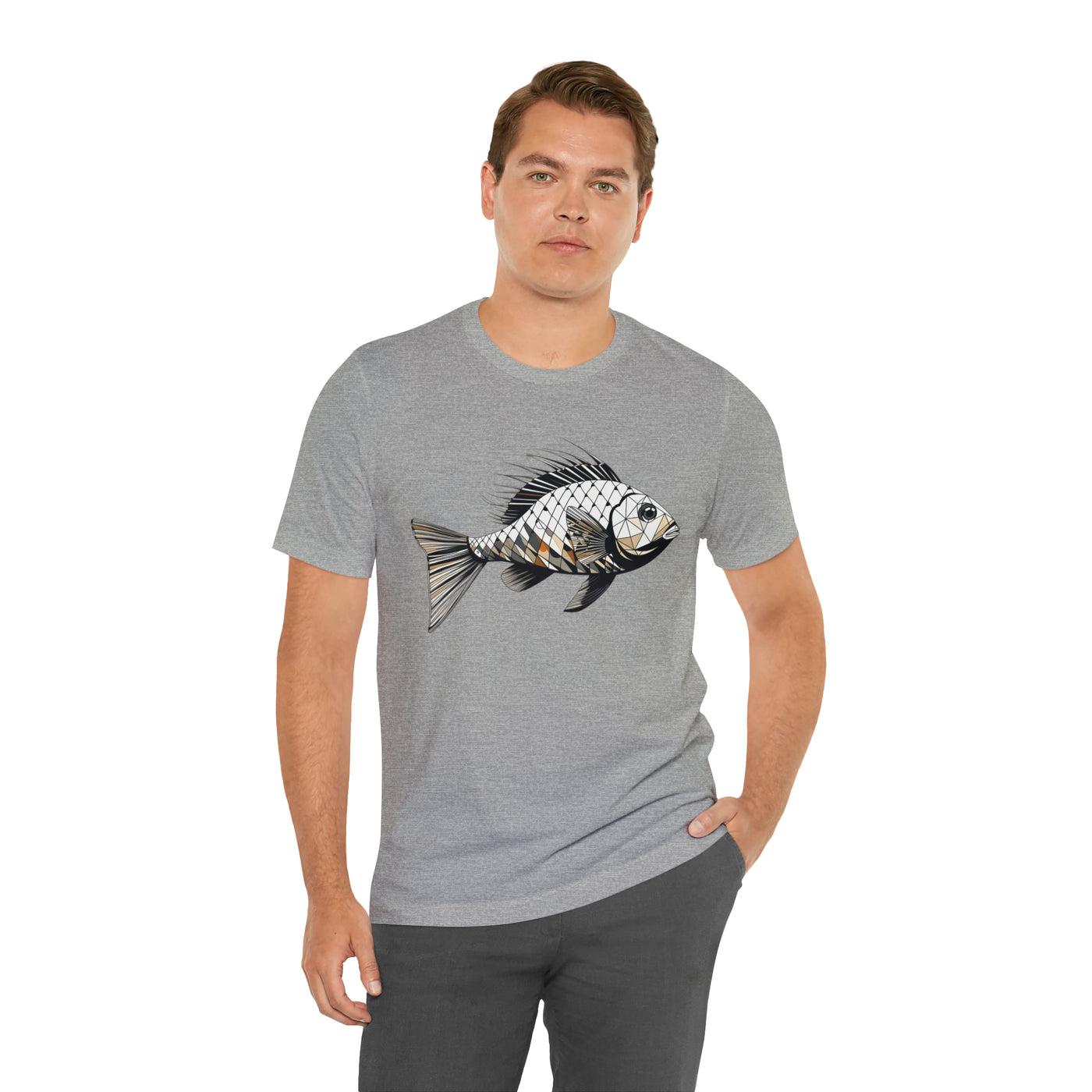 Fishy art design: Tilapia triangulation design