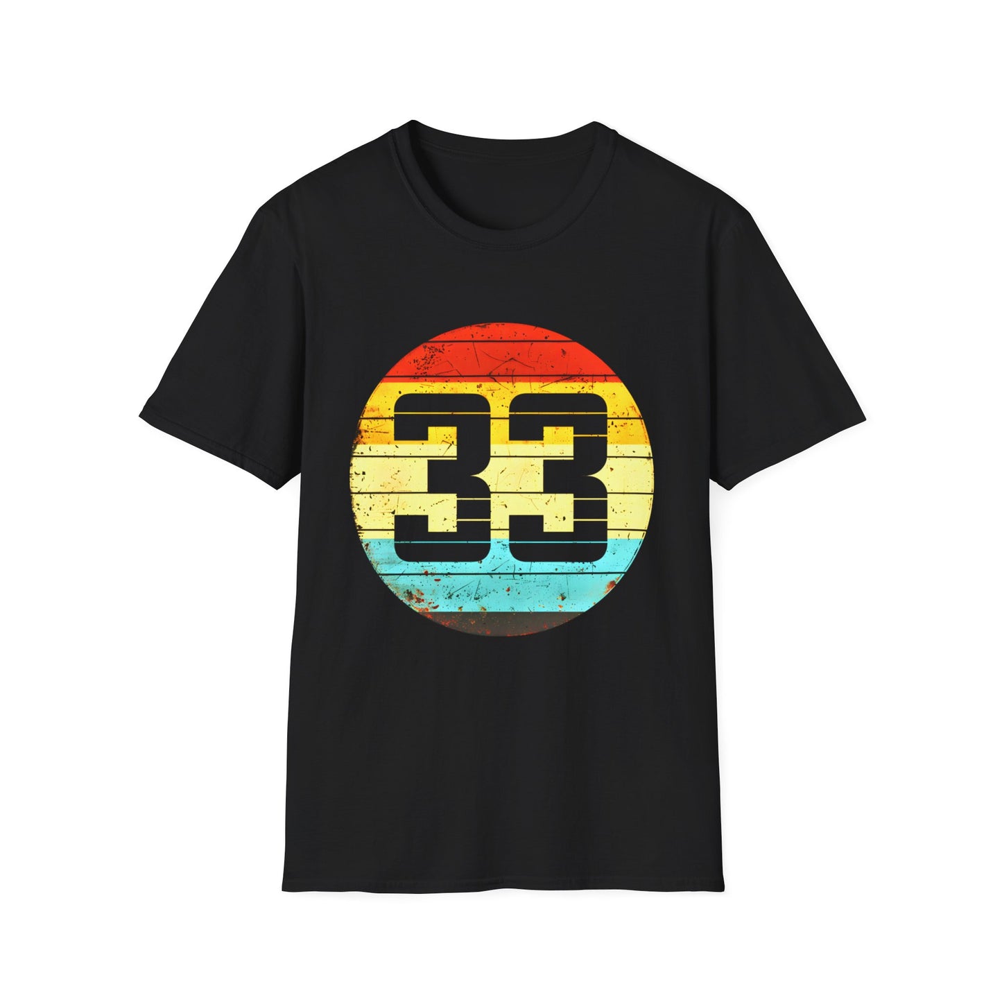 "33" Iconic Number T-shirt design