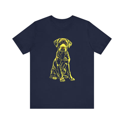 Golden Retriever Dog Line Art T-shirt design