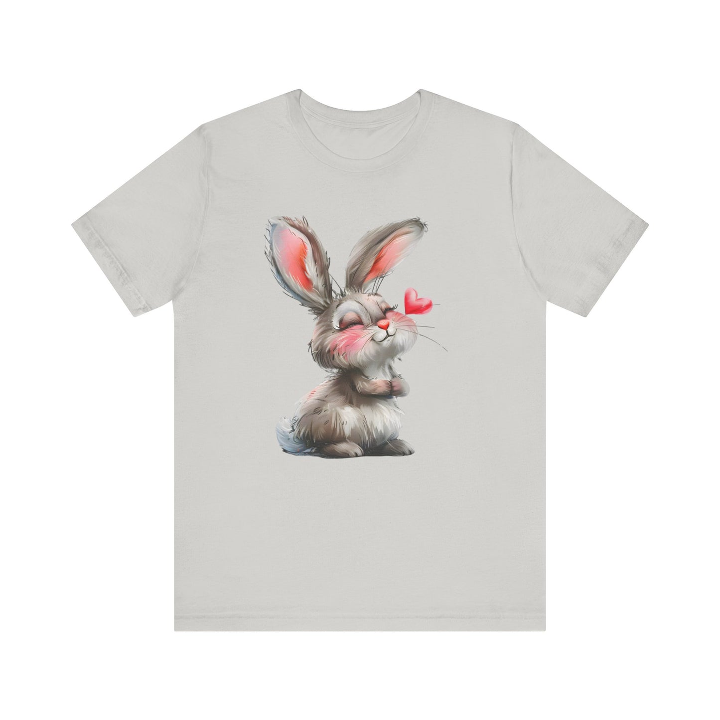 Love Bunny With a Heart T-shirt desing