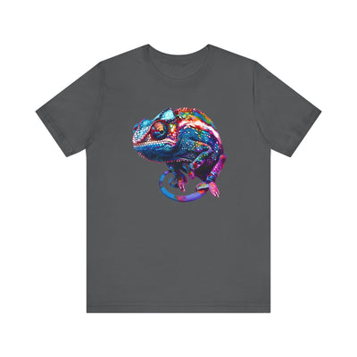 Purple chameleon t-shirt design