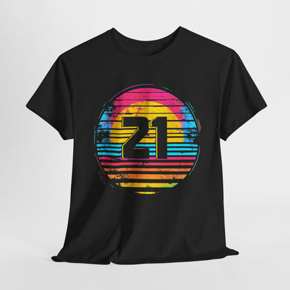 Number "21" T-shirt design