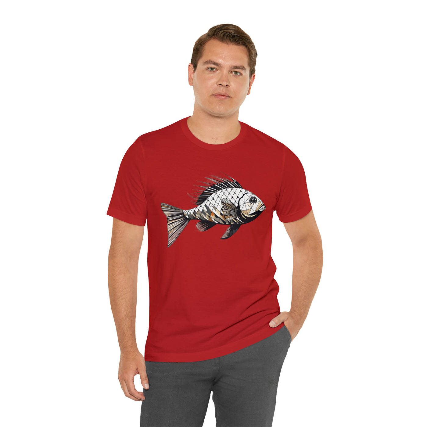 Fishy art design: Tilapia triangulation design