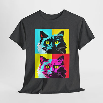 Warhol Style Pop-Art Cats T-shirt design