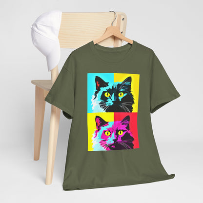 Warhol Style Pop-Art Cats T-shirt design