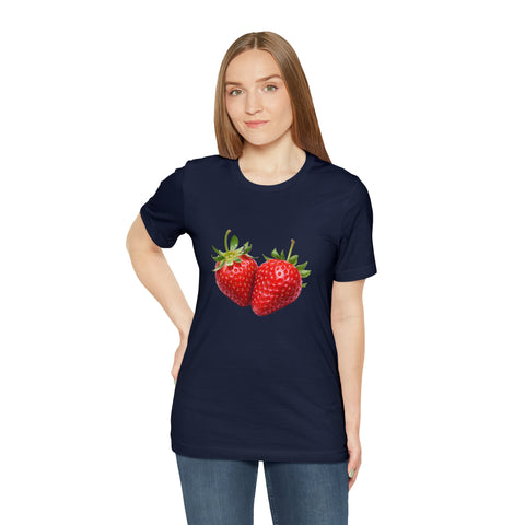 Sweet fruits collection: Pair of Ripe Strawberries