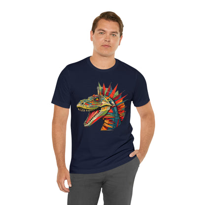 Dinosaurs collection: Colorful t-rex with spikes