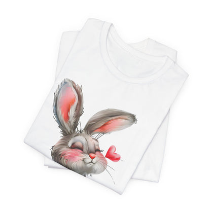 Love Bunny With a Heart T-shirt desing