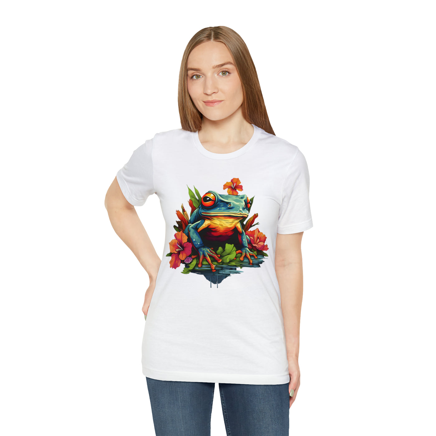 Super frogs collection | Dart frog in flowers