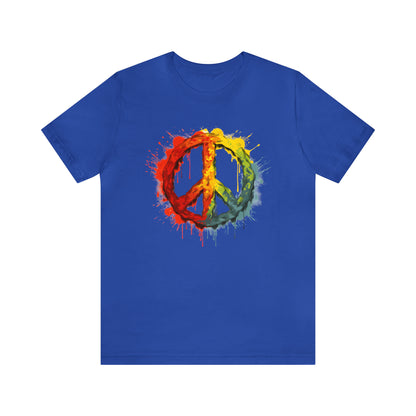 SAY NO TO WAR COLLECTION: Peace and love sign in color