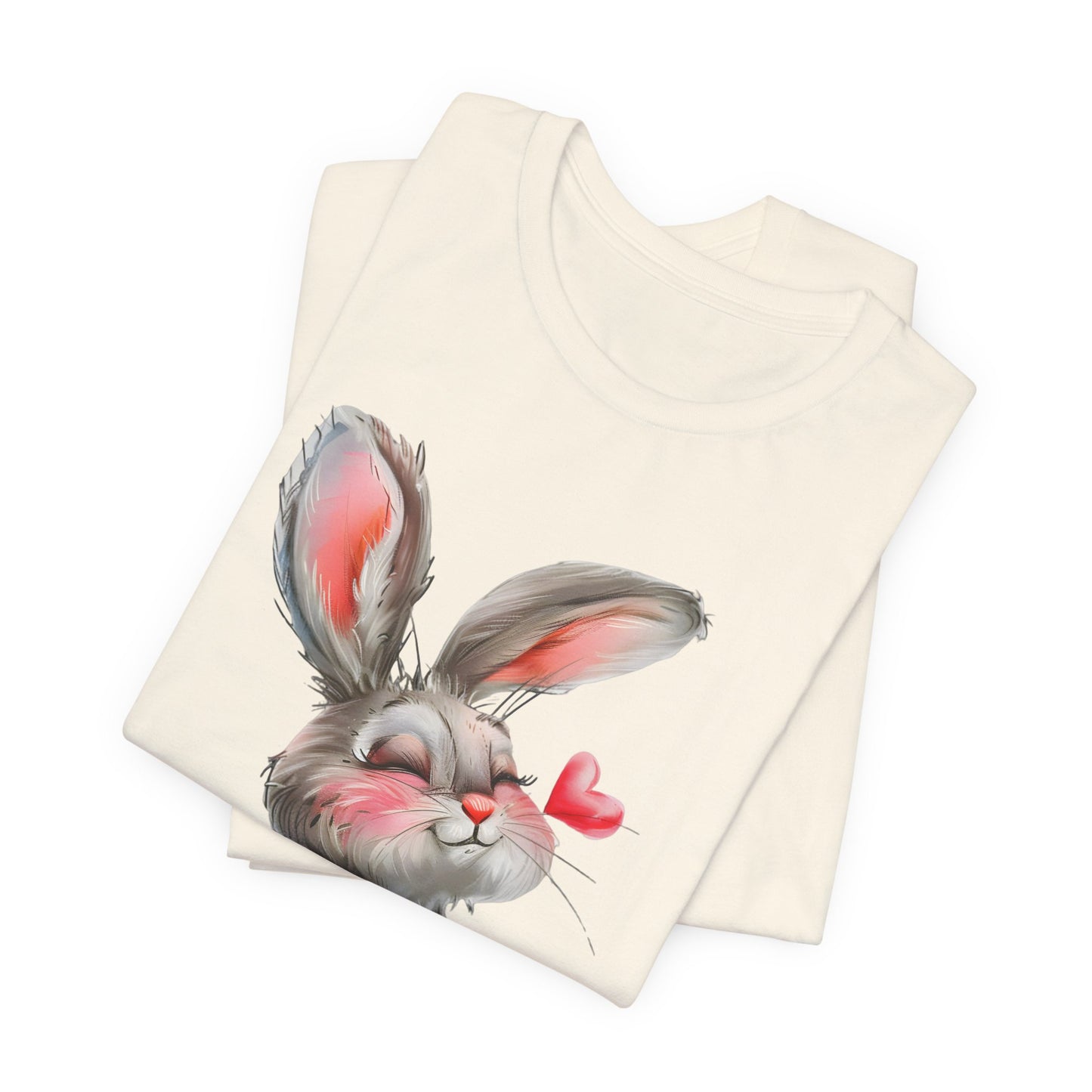 Love Bunny With a Heart T-shirt desing