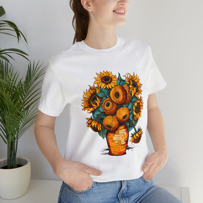 "Van Gogh's Style Sunflowers"