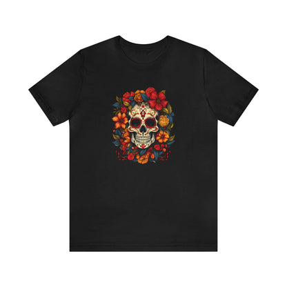 Skulls collection: Mexican skull in flowers