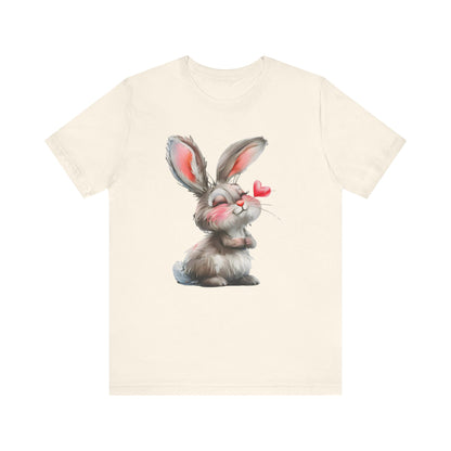 Love Bunny With a Heart T-shirt desing