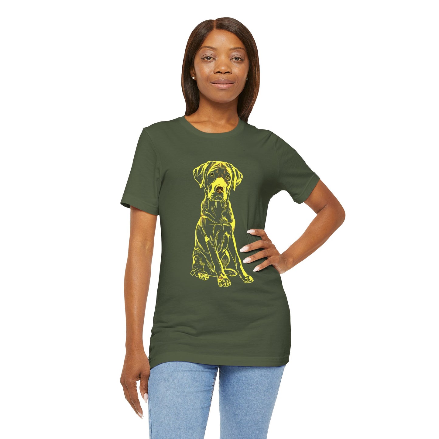 Golden Retriever Dog Line Art T-shirt design