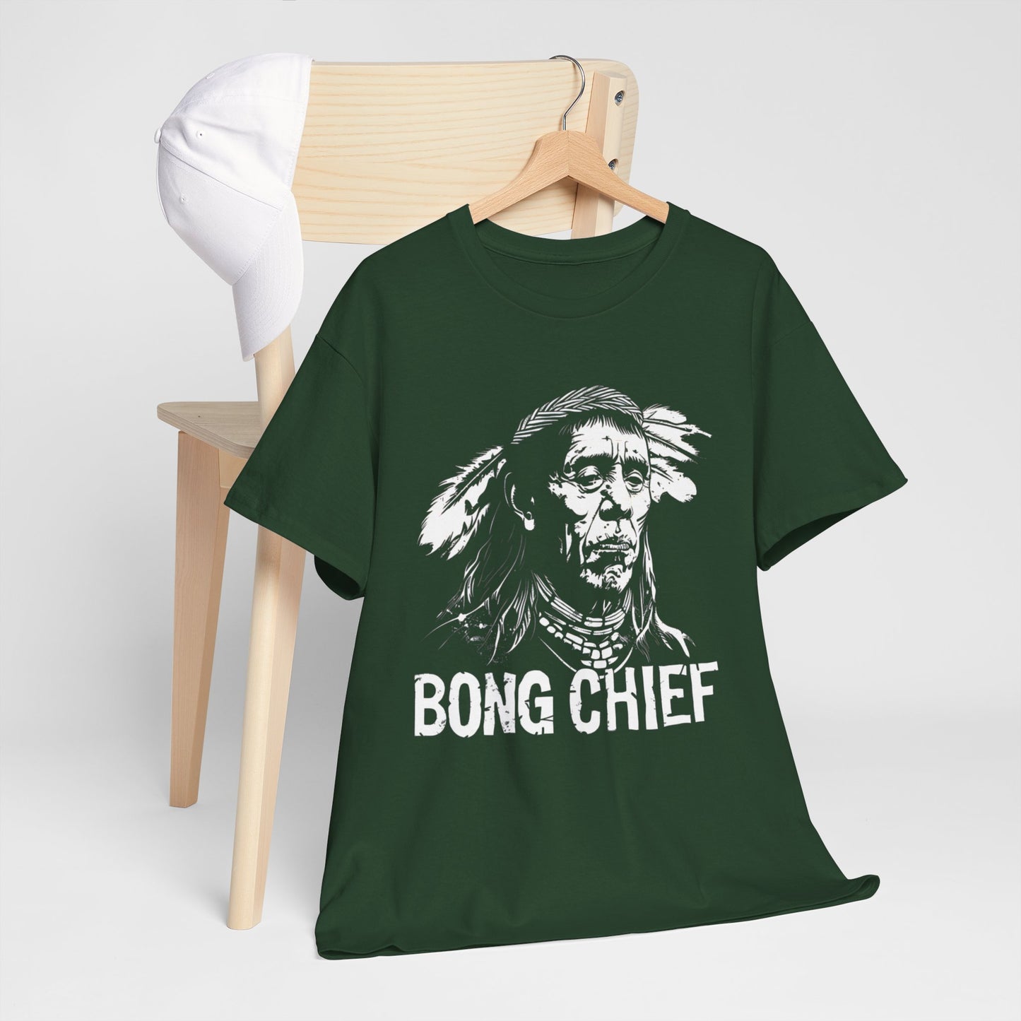 "Old Bong Chief" Adult T-Shirt Design