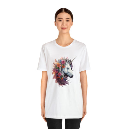 Horses and unicorns collection: Unicorn in flowers