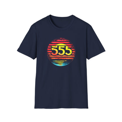 Lucky "555" Number T-shirt design