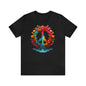 SAY NO TO WAR COLLECTION: PEACE AND LOVE SIGN IN BRIGHT COLORS