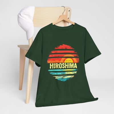 Hiroshima Sunset T-Shirt – Experience the Tranquility of Japan’s Historic City!