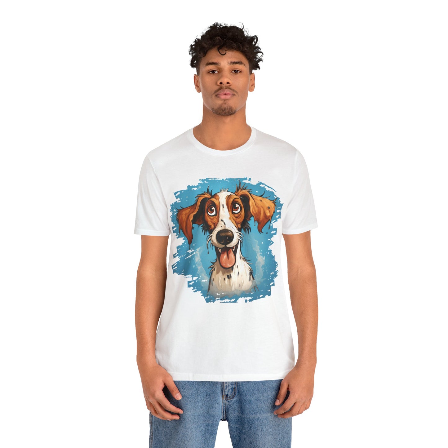 Happy Dog T-shirt Design