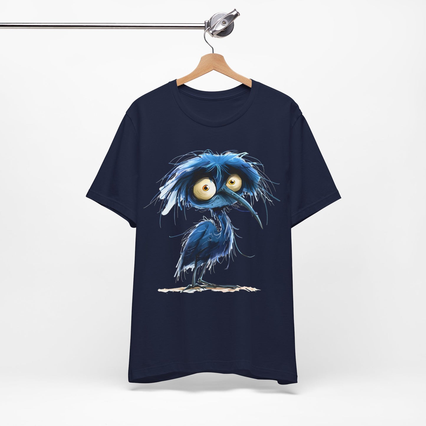 Bad hair day bird t-shirt design