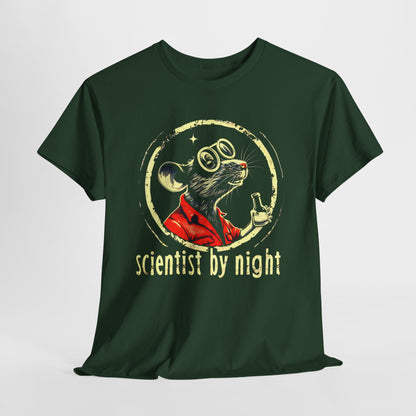 "Lab Mouse Scientist by Night: Laboratory T-Shirt"