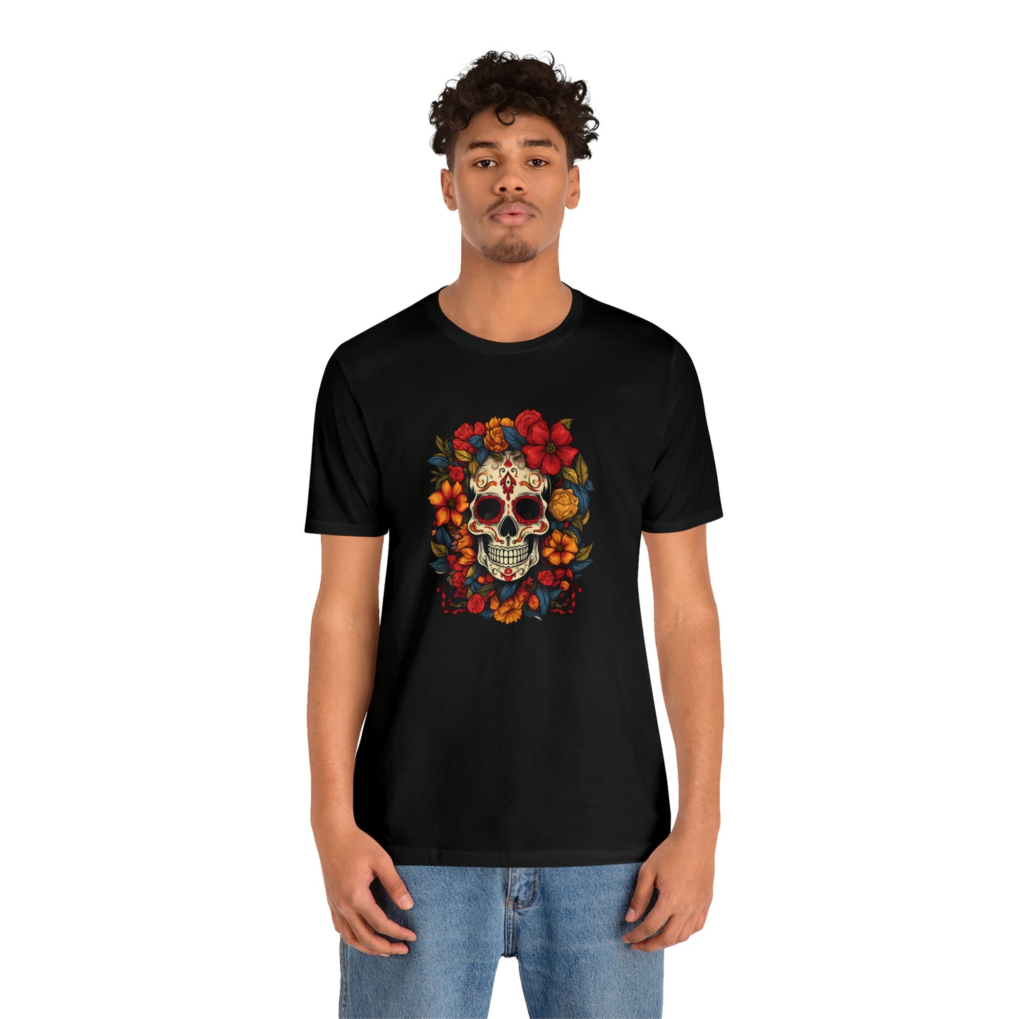 Skulls collection: Mexican skull in flowers