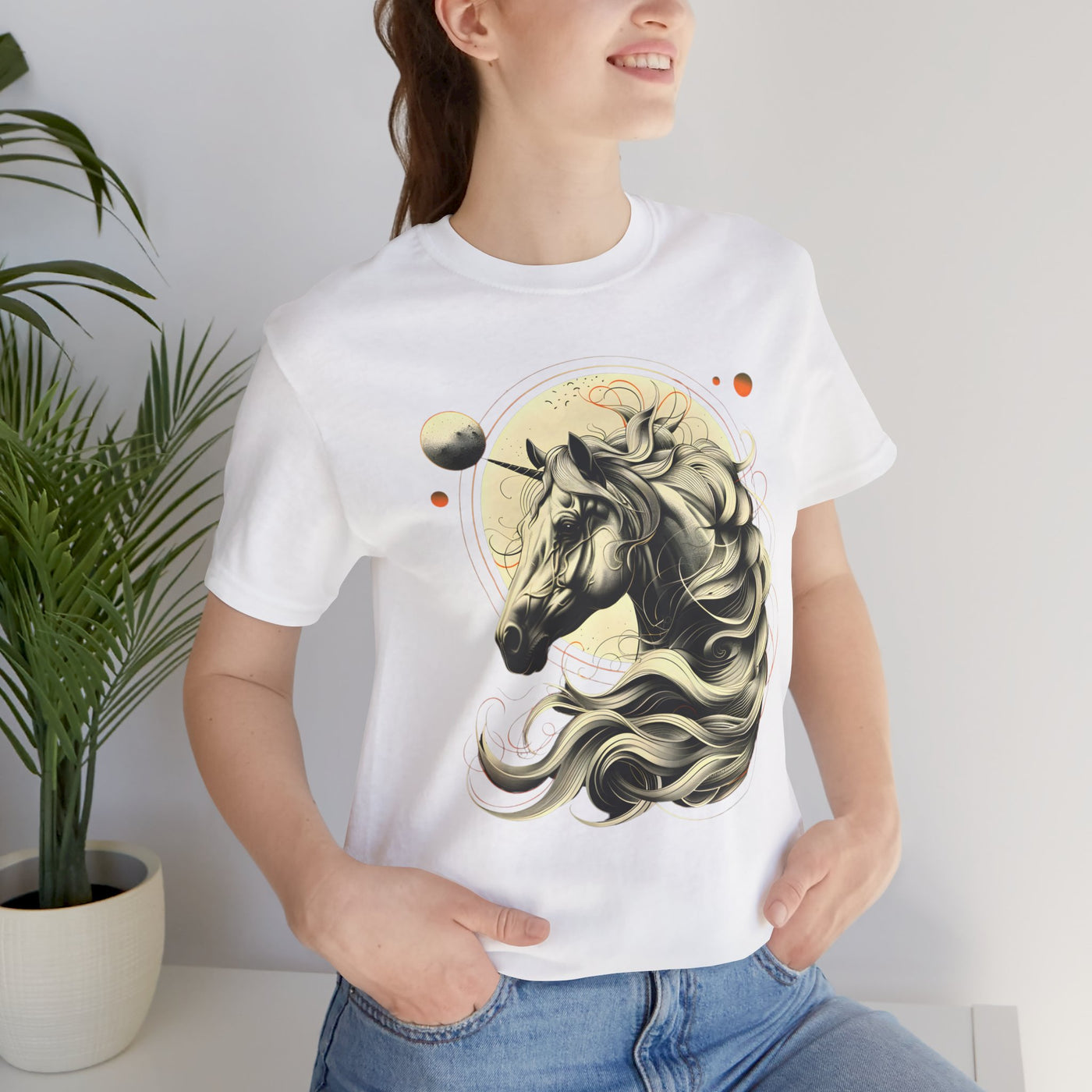 Dreamy Fantasy Horse T-shirt Design