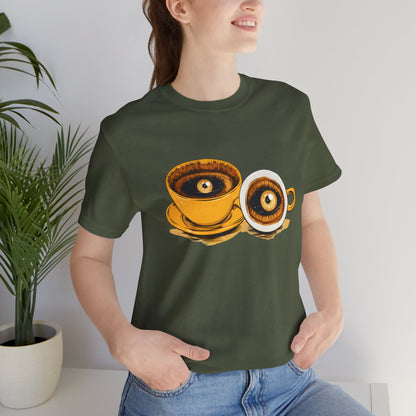 Ai Gone Wrong Strange Morning Coffee T-shirt design