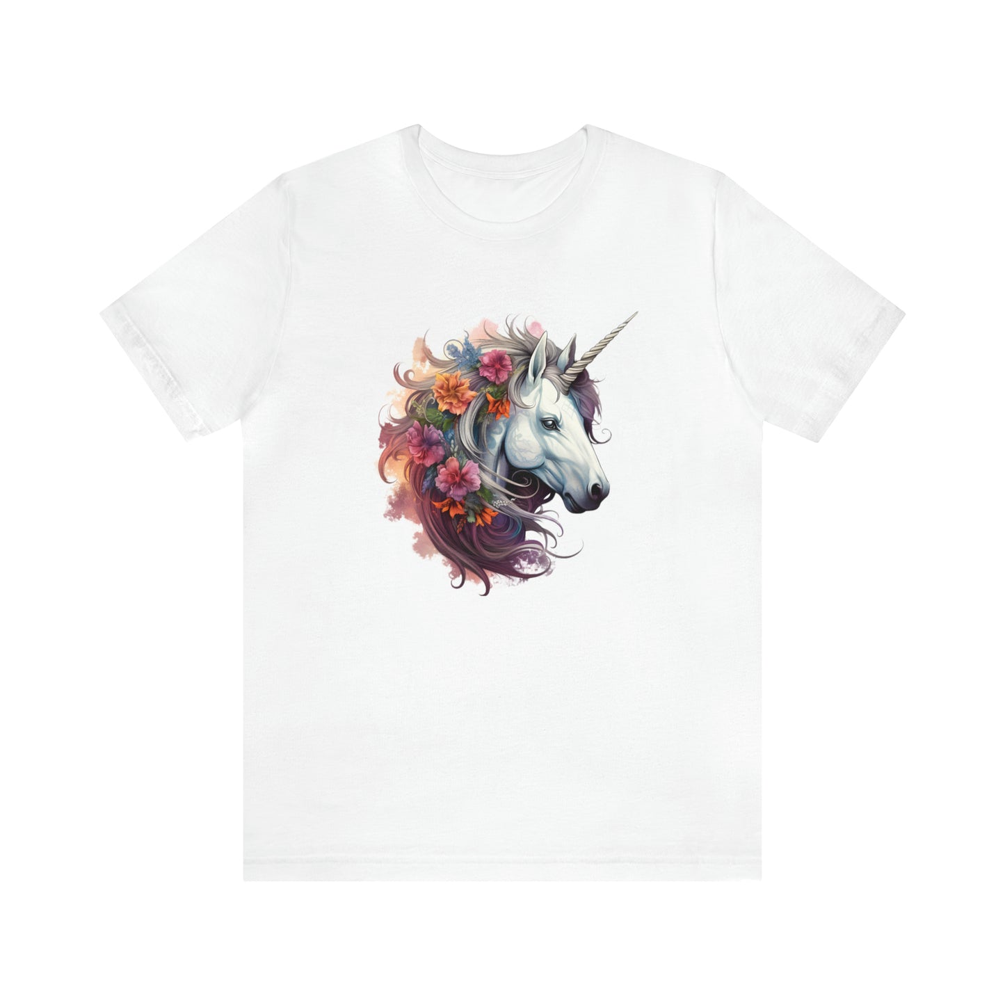 Horses and unicorns collection: Unicorn in flowers