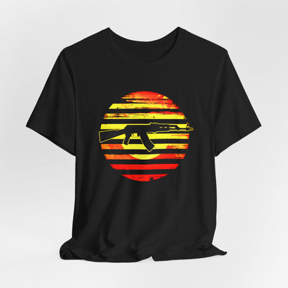 AK-47 Sunset T-shirt desing