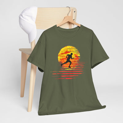 Sunset Running Man T-shirt design