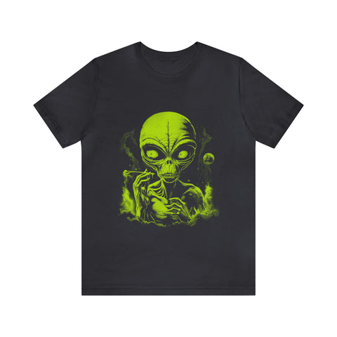 Aliens collection: Green smoking alien