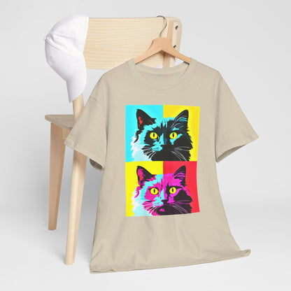 Warhol Style Pop-Art Cats T-shirt design