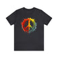 SAY NO TO WAR COLLECTION: Peace and love sign in color