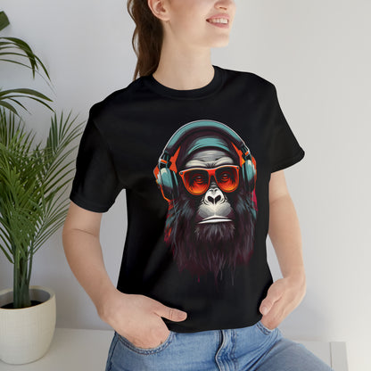 Apes design collection: Funky Gorilla in headphones