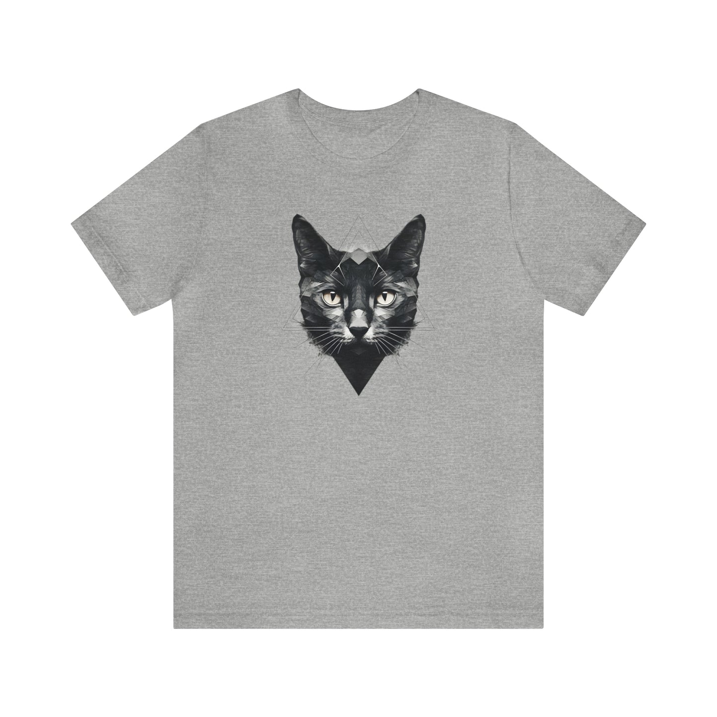 Beloved cats collection: Black Cat in a Triangle