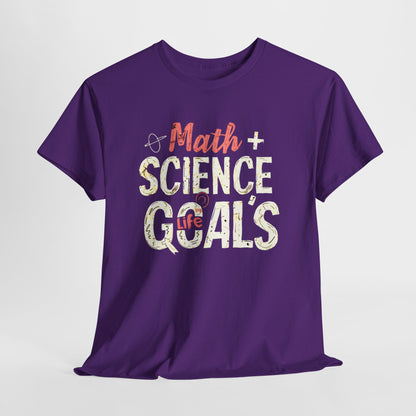 Math Life Goals STEM T-Shirt | Unisex Mathematics Enthusiast Tee | Educational Math Design