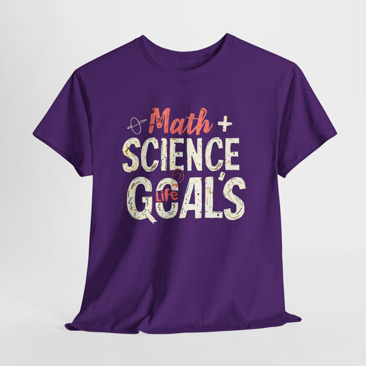 Math Life Goals STEM T-Shirt | Unisex Mathematics Enthusiast Tee | Educational Math Design