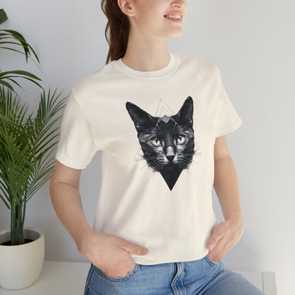 Beloved cats collection: Black Cat in a Triangle
