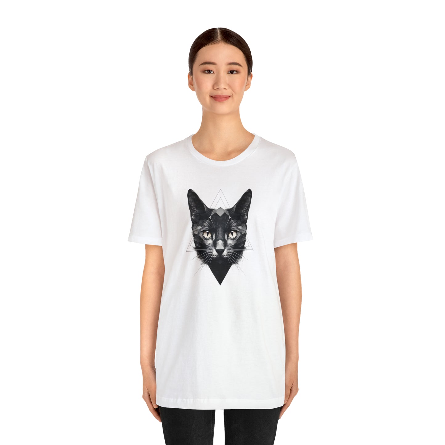 Beloved cats collection: Black Cat in a Triangle