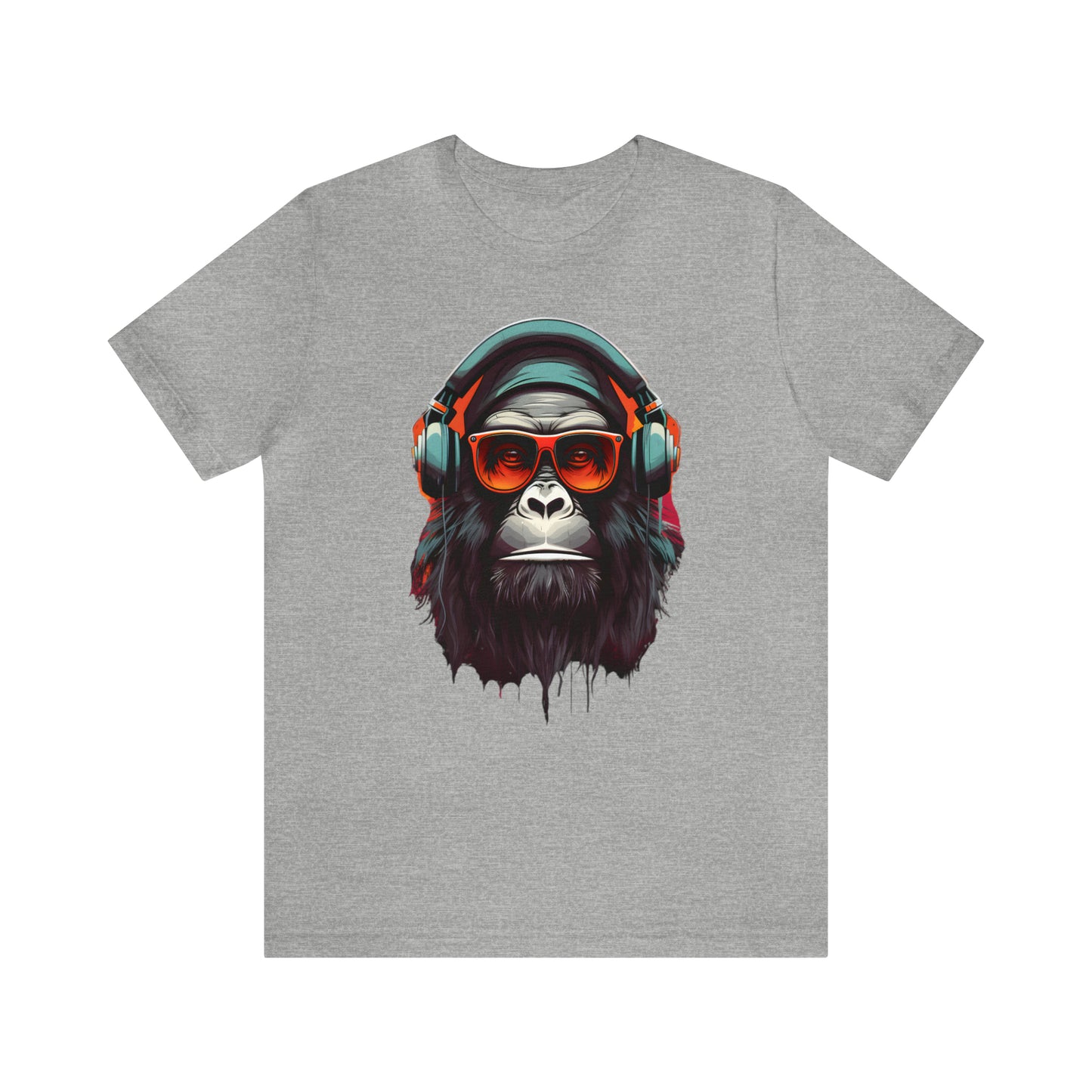 Apes design collection: Funky Gorilla in headphones