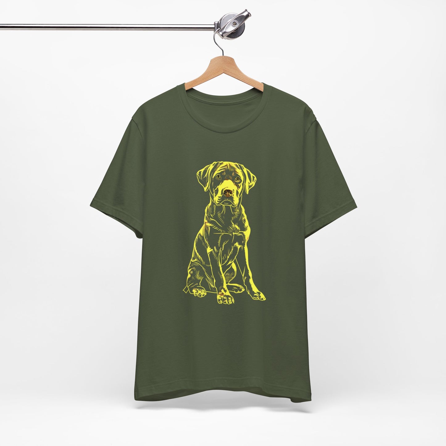 Golden Retriever Dog Line Art T-shirt design